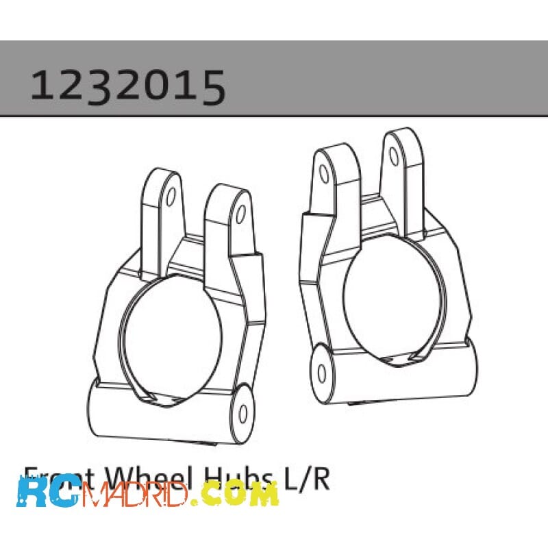 Front Wheel Hubs L-R
