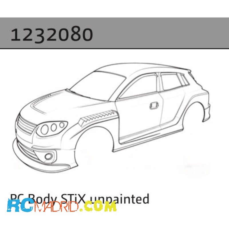 PC Body STi-X unpainted...