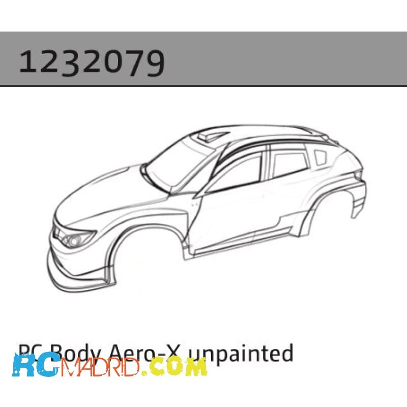 PC Body Aero-X unpainted...