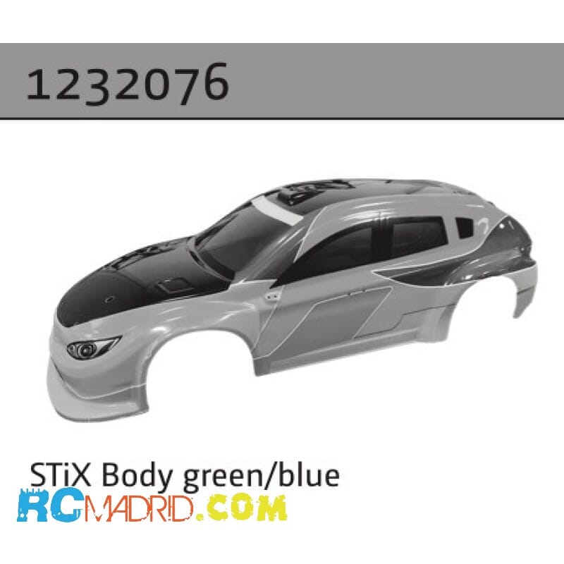 STi-X Body green-blue...