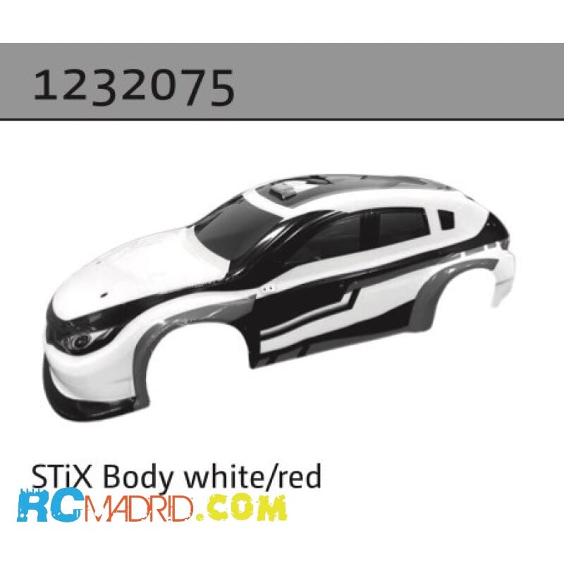 STi-X Body white-red...