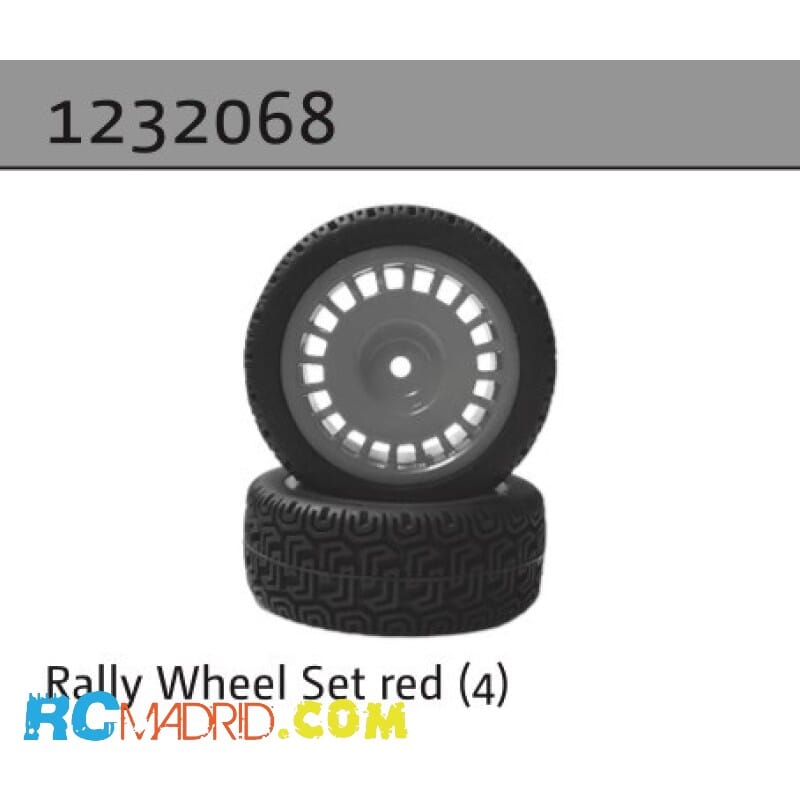 Rally Wheel Set red (4)
