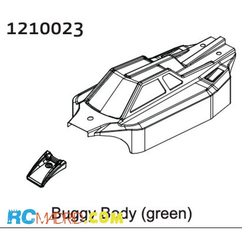 PVC Buggy Shell - green +...