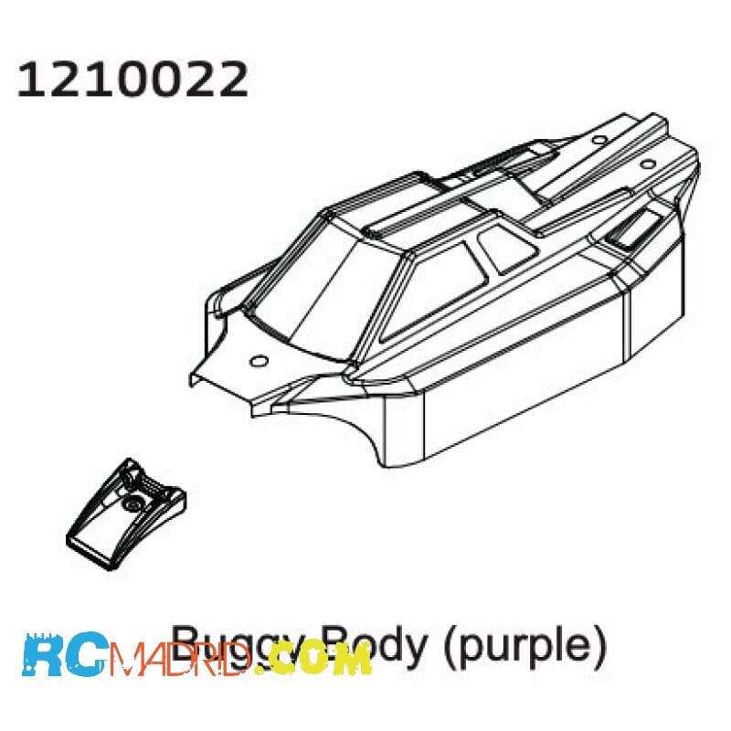 PVC Buggy Shell - purple +...