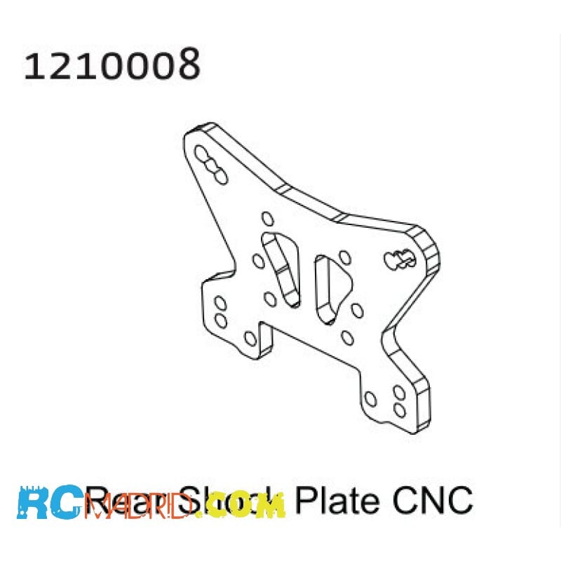 Alu Rear Shock Tower - Buggy