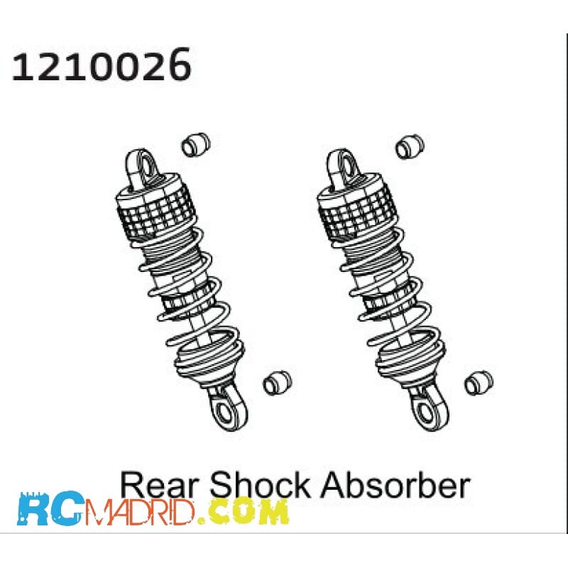 Alu Rear Shocks - Buggy (2)
