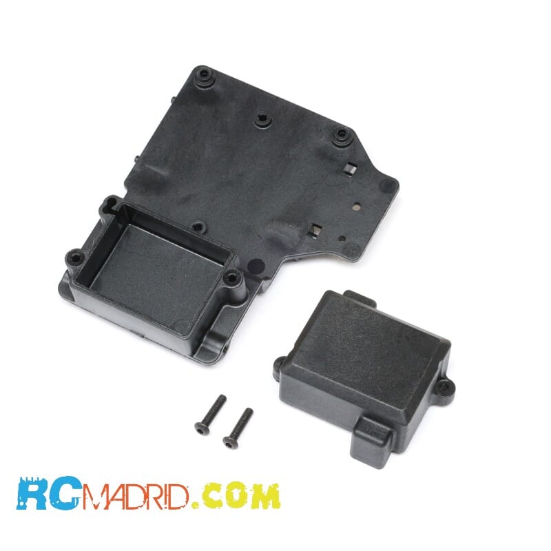 Receiver Box and ESC Tray:...