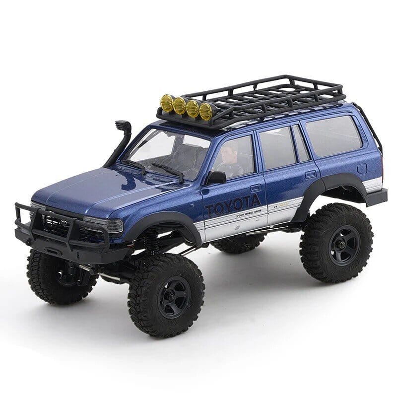 COCHE CRAWLER 1/18 TOYOTA LC80 V2 RTR AZUL FMS