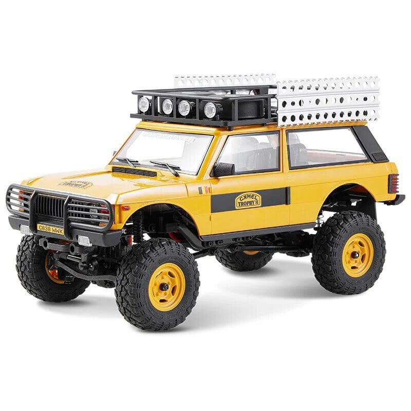 COCHE LAND ROVER 1/24 RANGE ROVER FIRST GENERATION RTR AMARILLO FMS