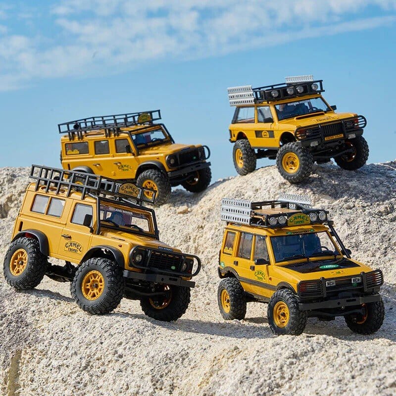 COCHE LAND ROVER 1/24 DEFENDER 110 RTR AMARILLO FMS