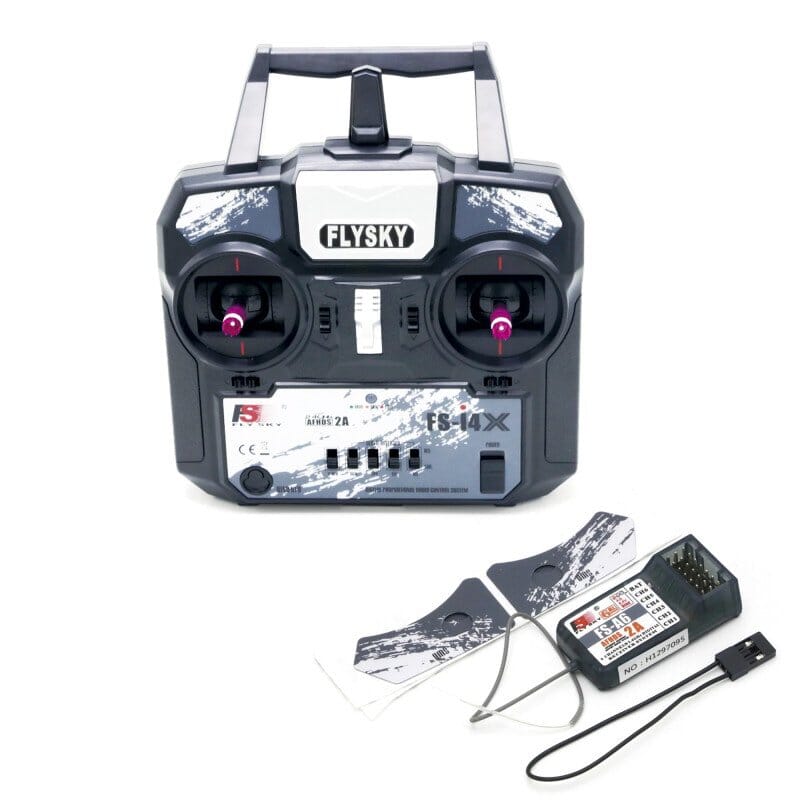 EMISORA i4X 4CH CON RECEPTOR A6 (6CH AFHDS 2A) FLYSKY