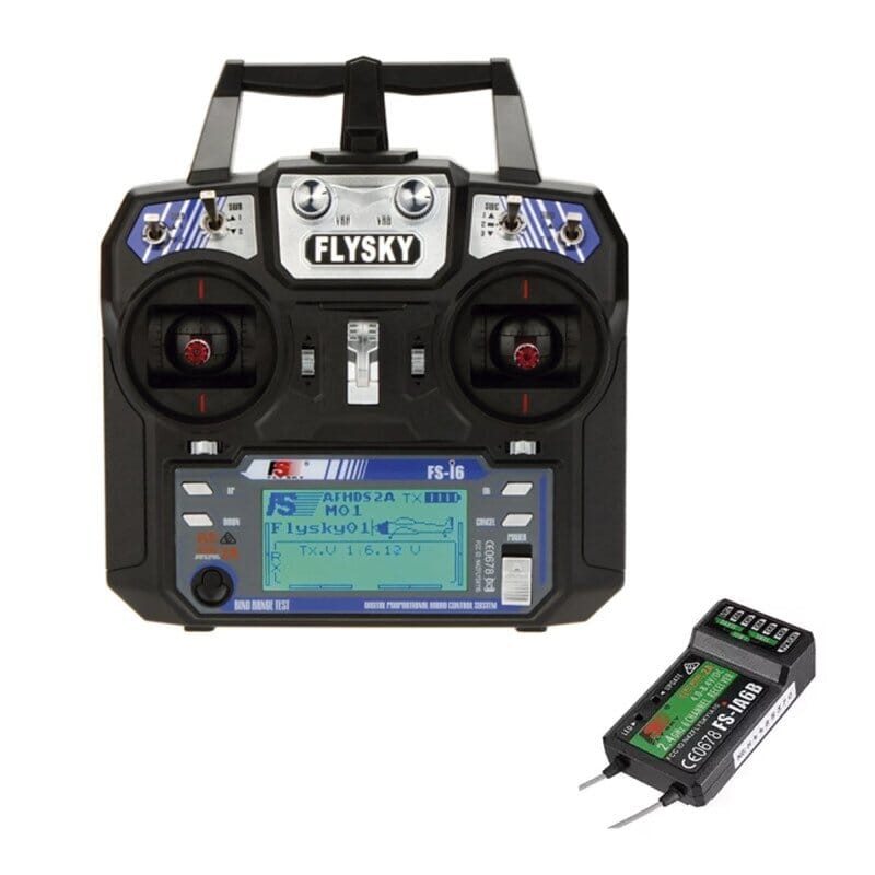 EMISORA i6 6CH CON RECEPTOR iA6B S-BUS(6CH AFHDS 2A) FLYSKY