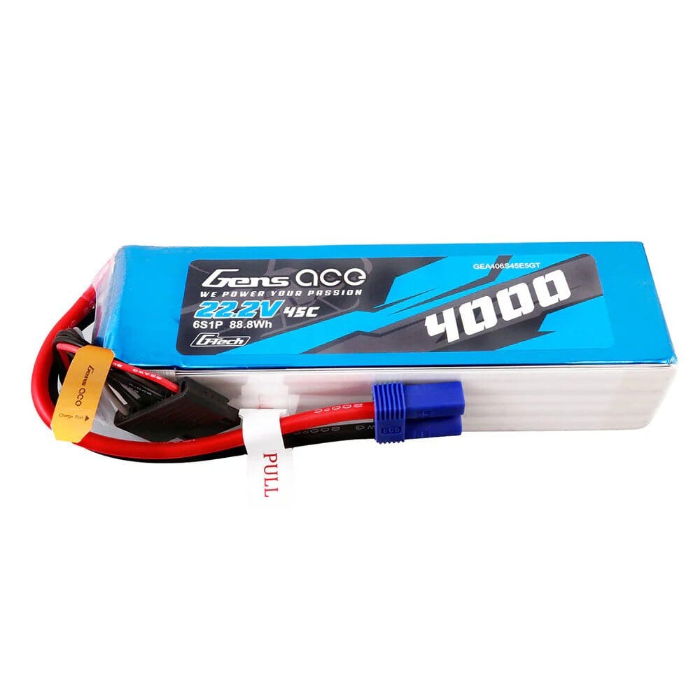 GENS ACE G-TECH 4000 mAh 22.2V 45C 6S1P WITH EC5 