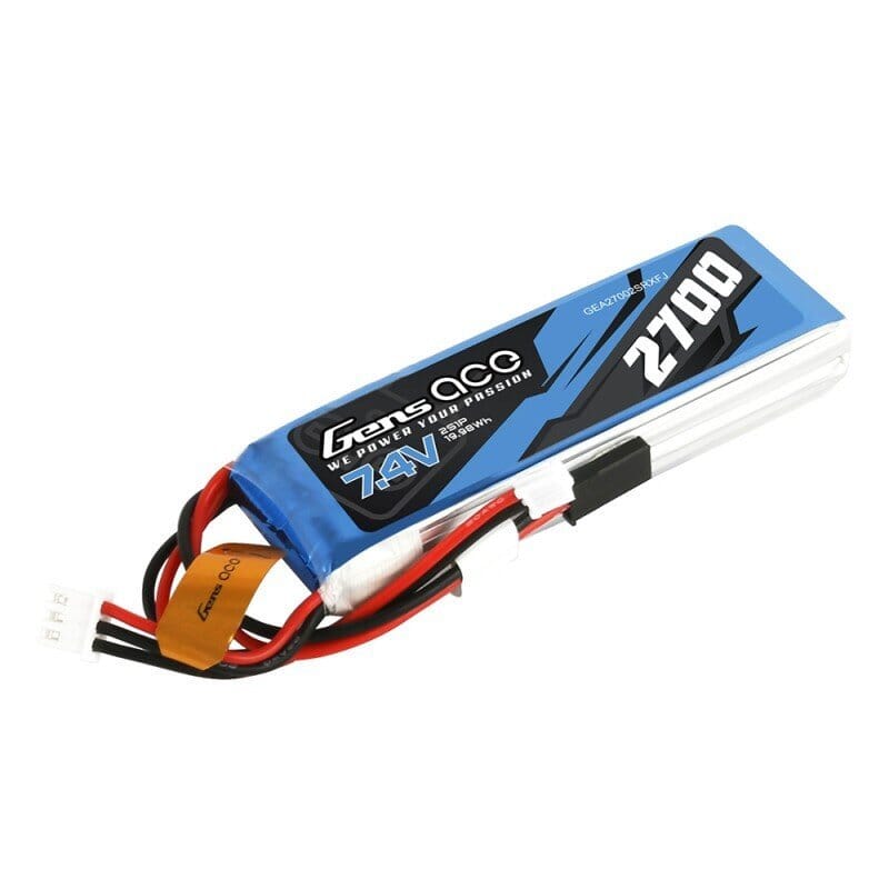 GENS ACE 2700 mha 7.4V 2S1P WITH FUTABA - TX SANWA M12-MT4