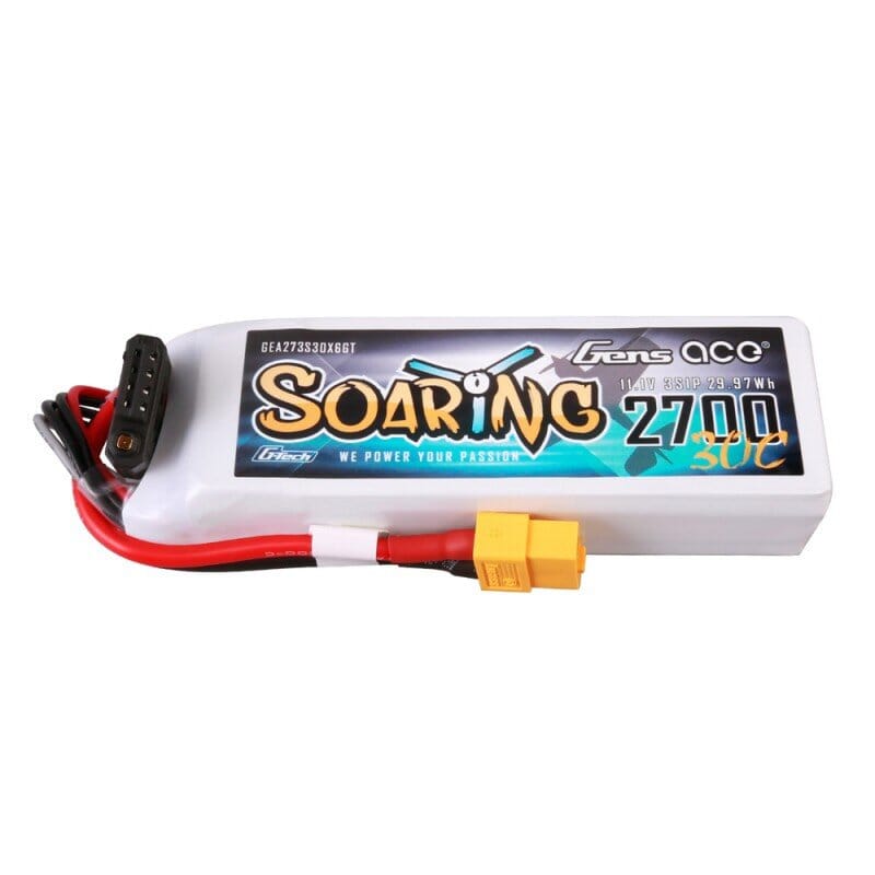 GENS ACE G-TECH SOARING 2700 mAh 11.1V 30C 3S1P WITH XT60