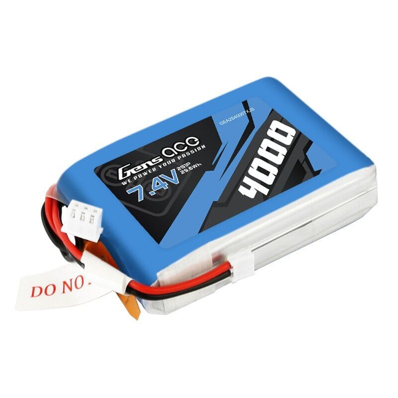 GENS ACE 4000 mha 7.4V 2S1P WITH JST -TRANSMITER