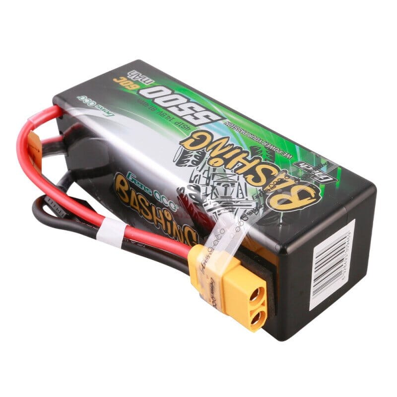 GENS ACE G-TECH 5500 mAh 14.8V 60C HC 4S1P WITH T-DEAN BASHING SERIES