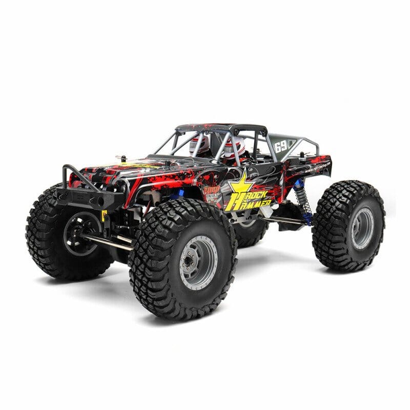 Coche Rock Hammer 1/10 Rgt1800-R Waterproof 4X4 Rojo Rtr