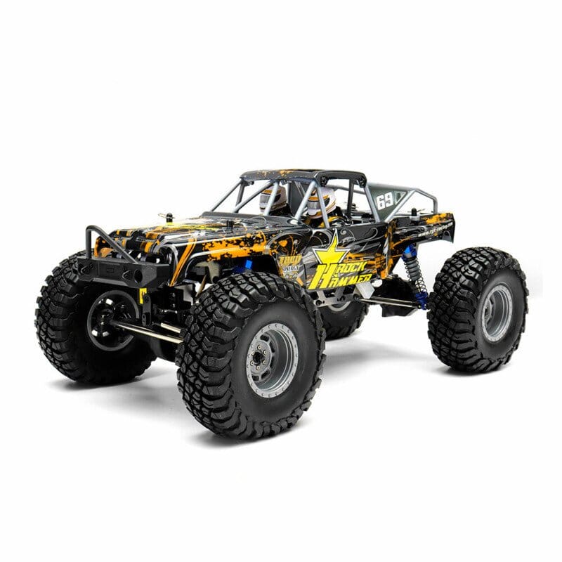 Coche Rock Hammer 1/10 Rgt1800-Y Waterproof 4X4 Amarillo Rtr