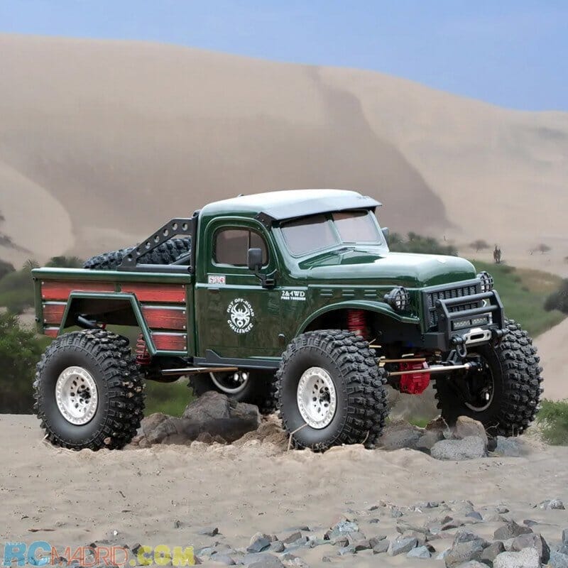 Coche Crawler Challenger1/10 Rgt86170 4X4 Waterproof Verde Rtr