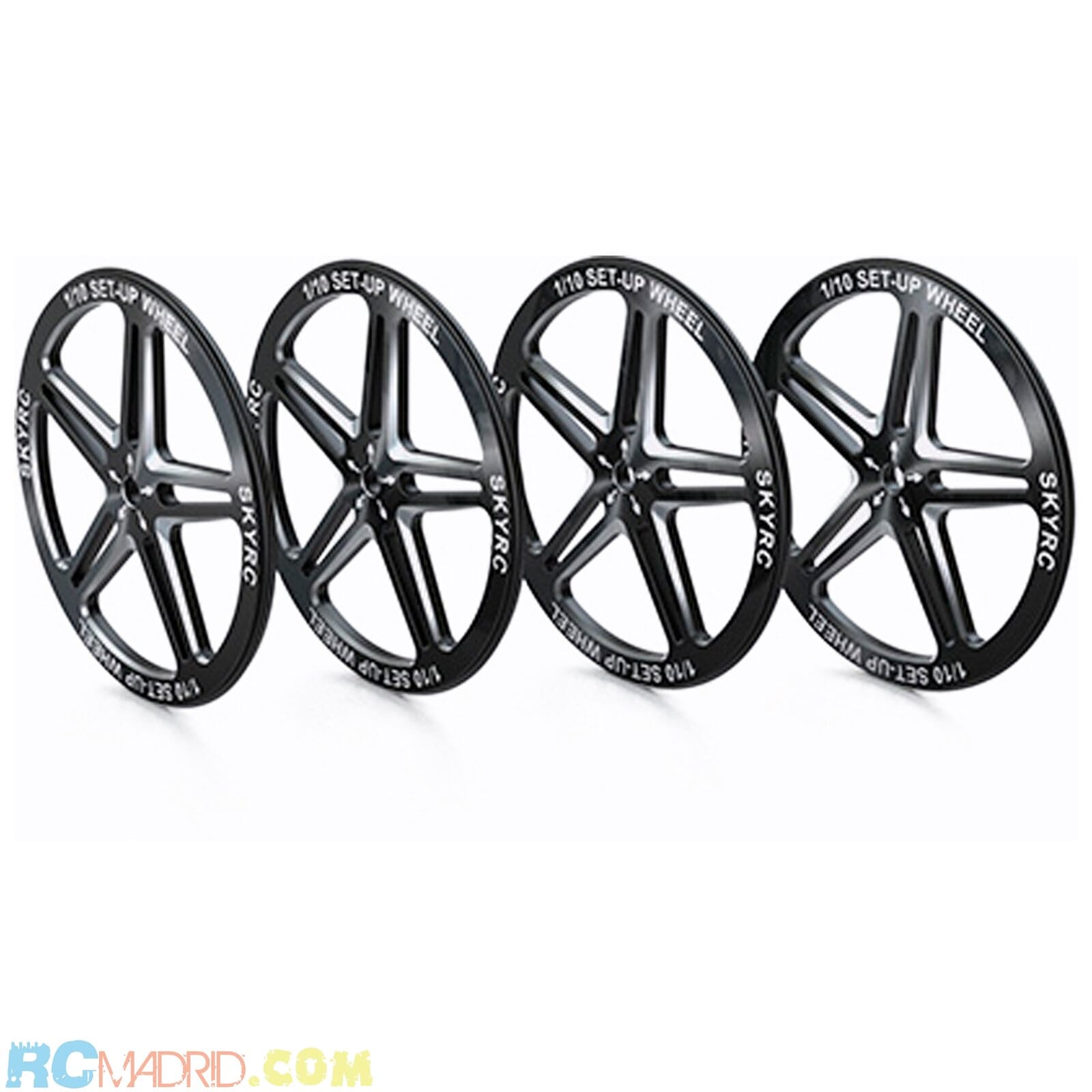 Ruedas Aluminio Para Set-Up 1/10 (4U.) Skyrc