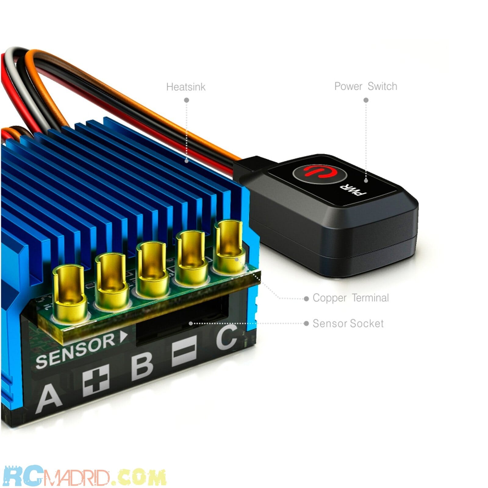 Variador Toro Ts50A 2S Lipo Con Sensor Skyrc