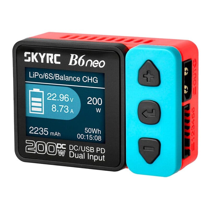 Cargador B6Neo Dc Input 10-28V Red/Blue Skyrc