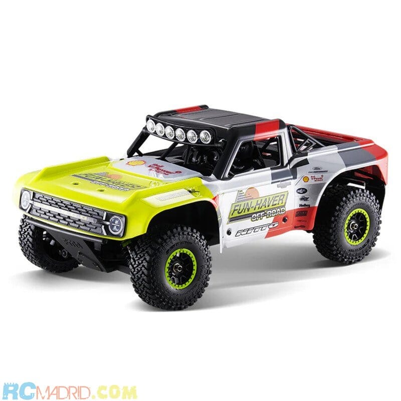 Coche Crawler 1/18 Ford Bronco RTR EB – Brushed (Racing Livery B) FMS