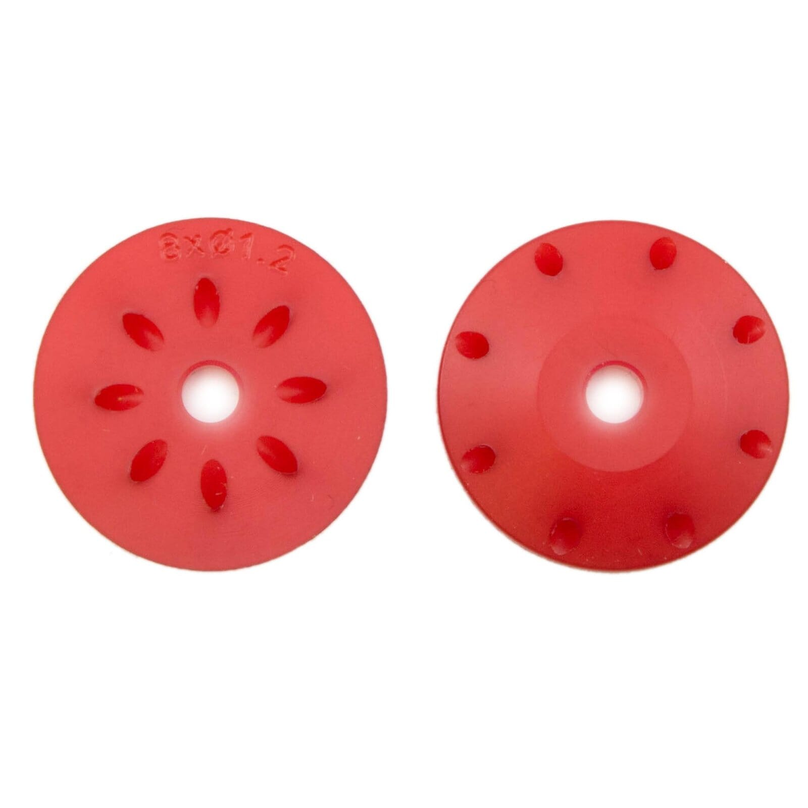 Pistones Amortiguador Conicos 16Mm Rojos (8X1,2Mm Inclinados) (2U.)