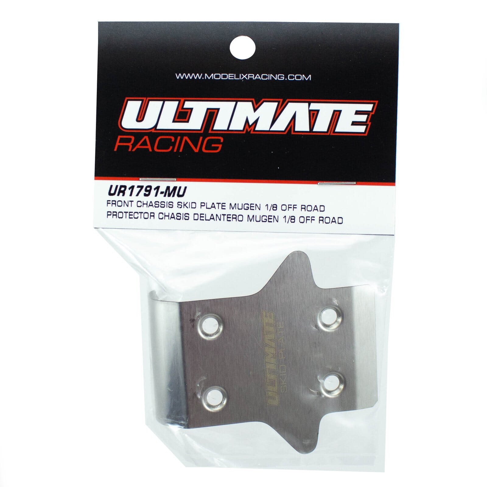 Protector Chasis Delantero Mugen 1/8 Off Road