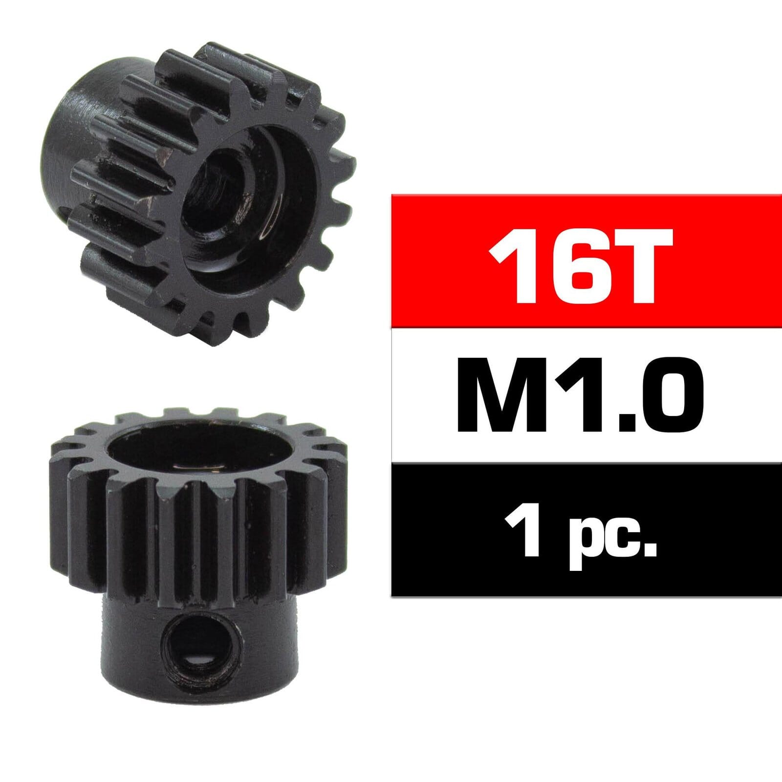 Piñón M1.0 -16T - Acero Hss - Diametro 5,0M