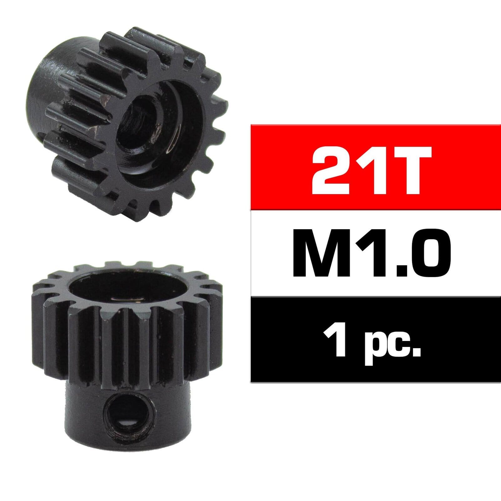 Piñón M1.0 -21T - Acero Hss - Diametro 5,0M