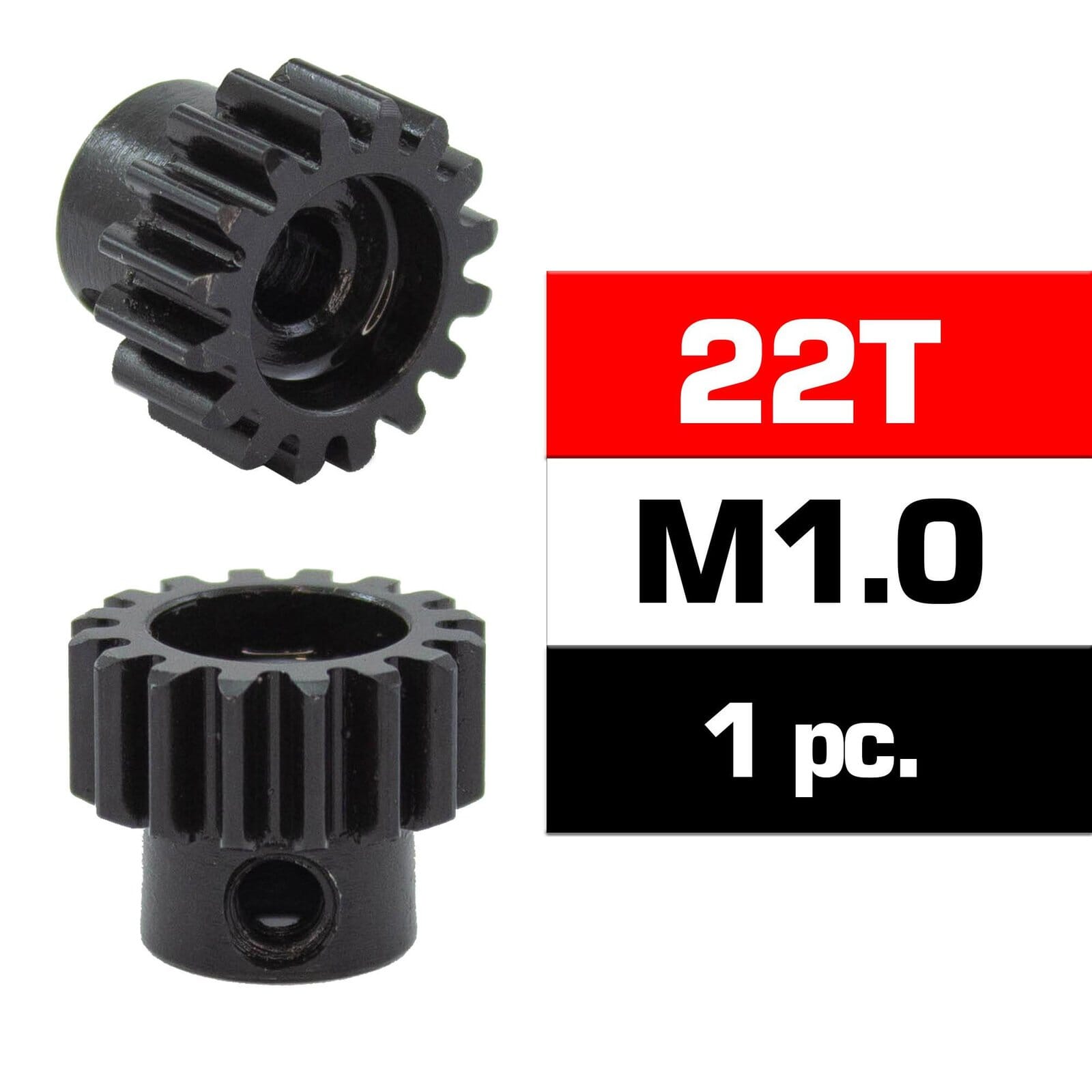 Piñón M1.0 -22T - Acero Hss - Diametro 5,0M