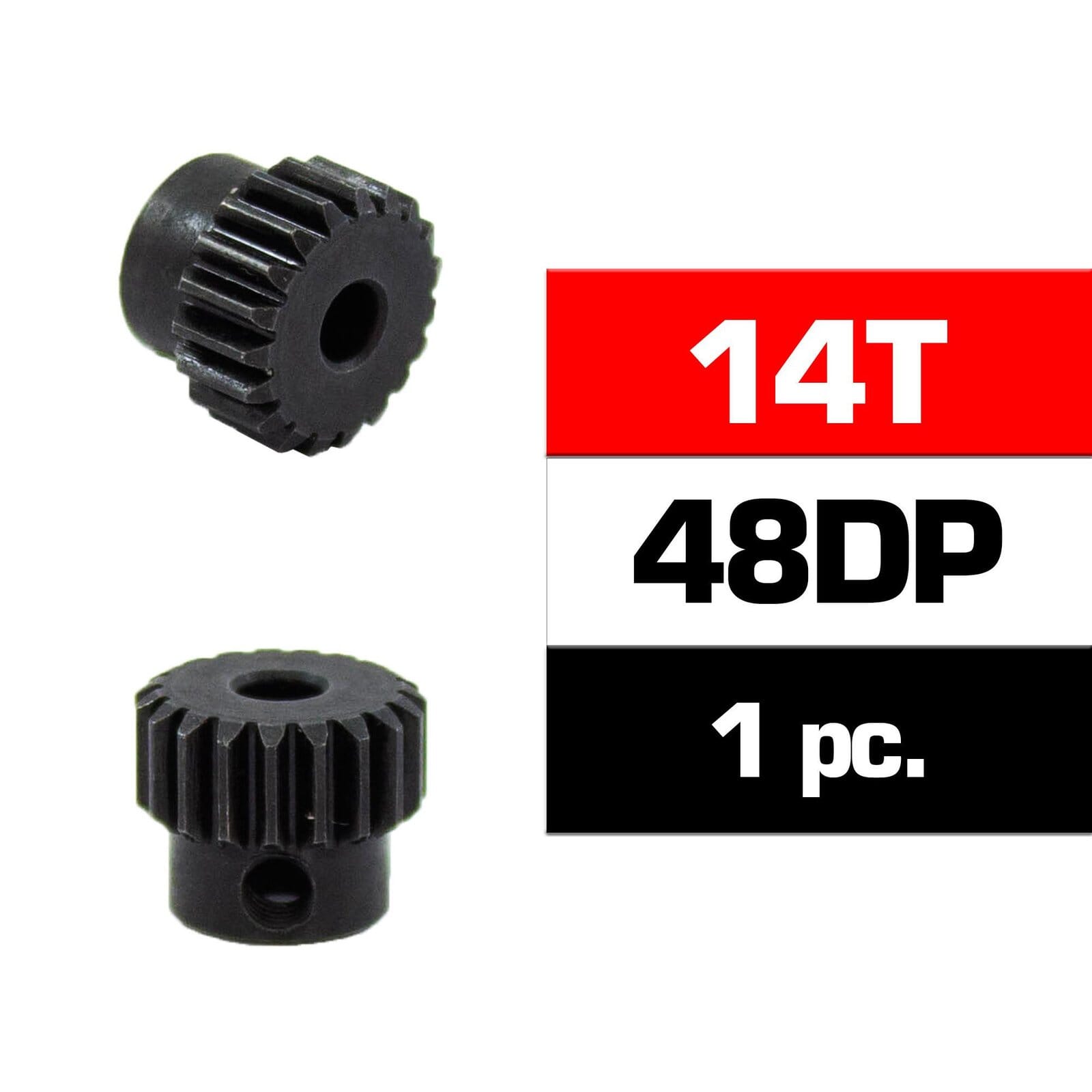 Piñón 48Dp - 14T - Acero Hss - Diametro 3,17M