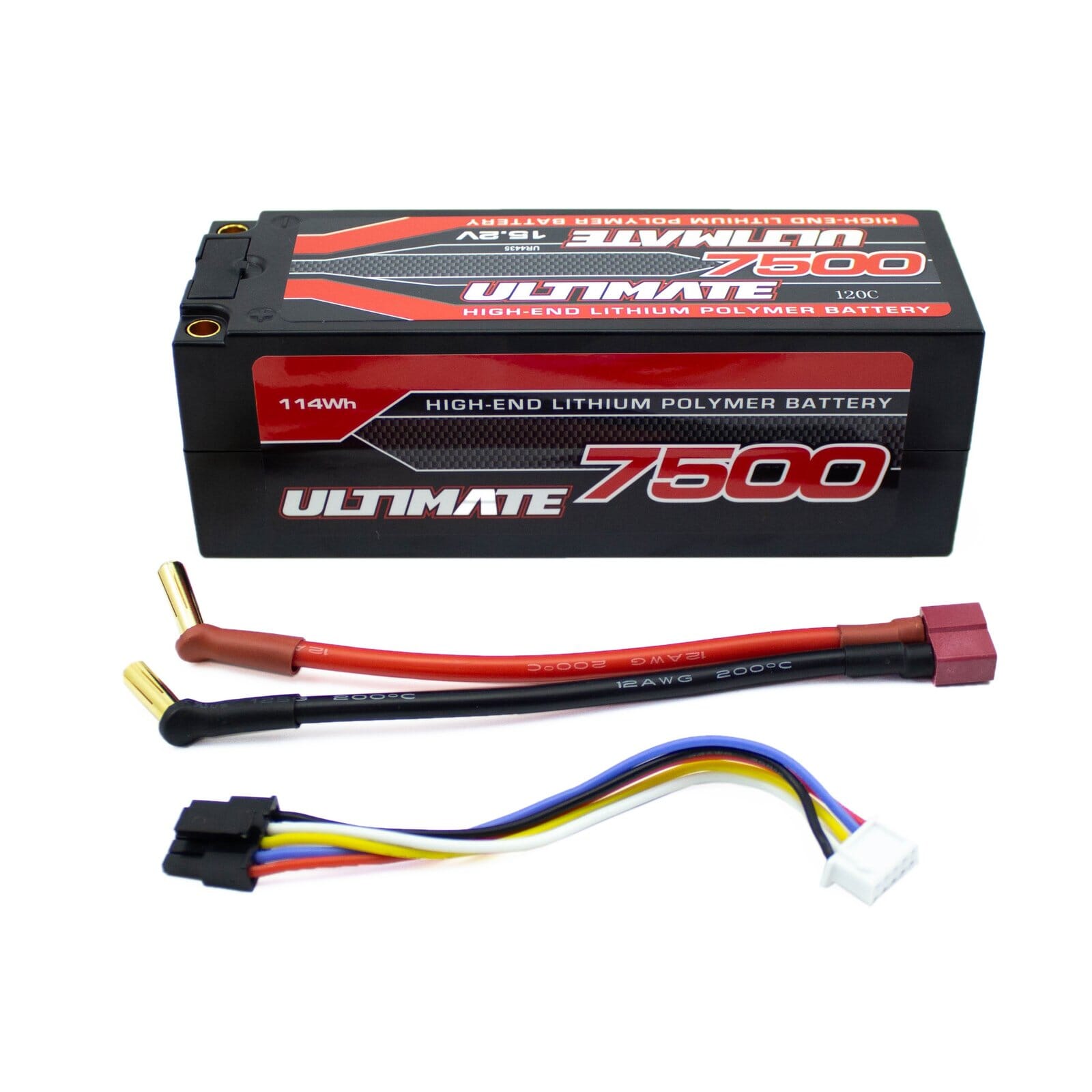 Batería Ultimate Grafeno Hv Lipo Stick 15,2 V. 7500 Mah 120C Conexion 5M