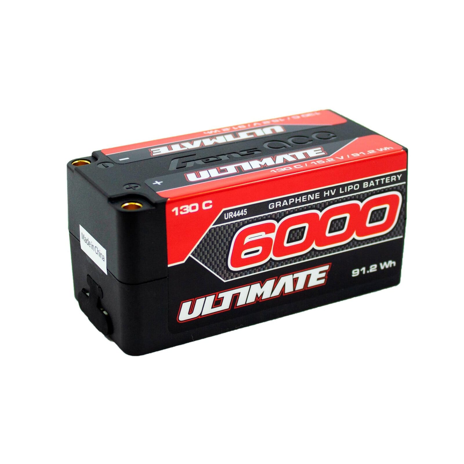 Batería Ultimate Grafeno Hv Lipo Shorty 15.2V. 6000Mah 130C Conexion 5M