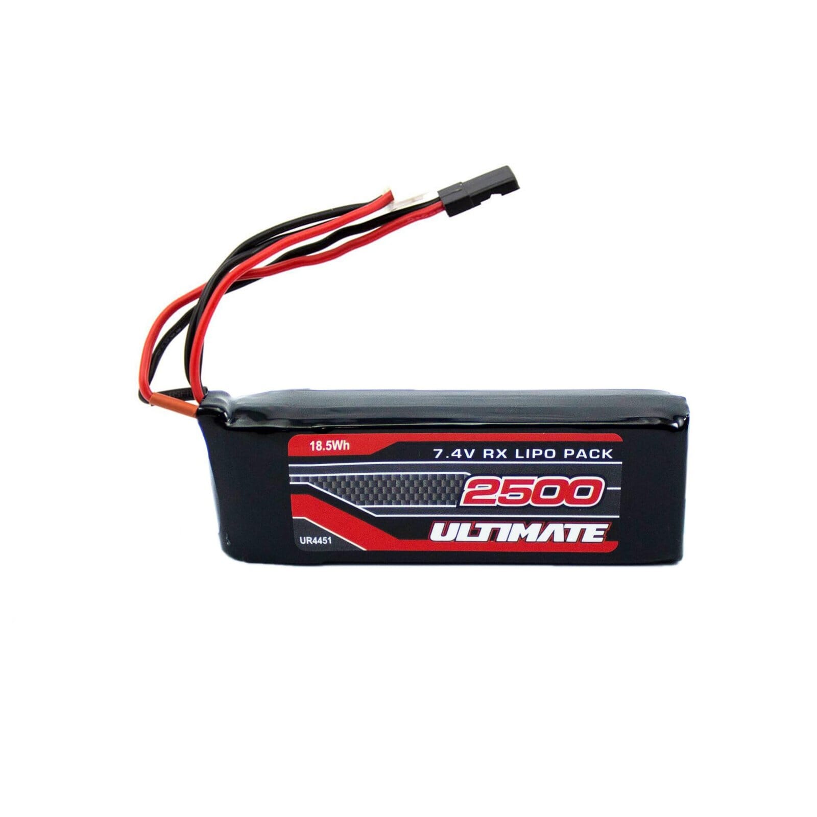 Batería Ultimate Lipo Receptor Plana 7.4V. 2500Mah Conexií“N 