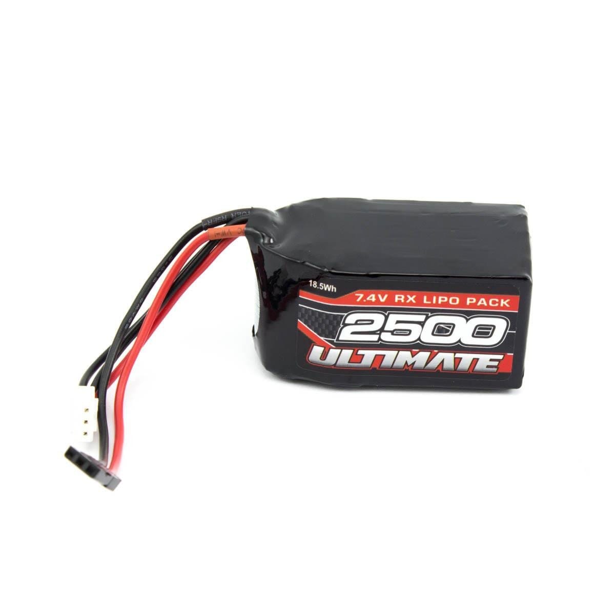 Batería Ultimate Lipo Receptor Cuadrada 7.4V. 2500Mah Conexií“N 