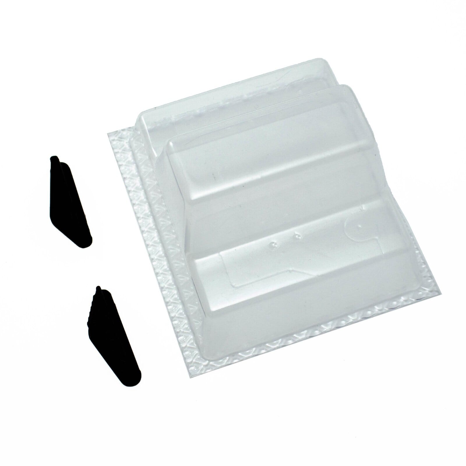 Alerones Lexan Trapecios Del. Xray Xb8 Con Soportes Negros (2+2)