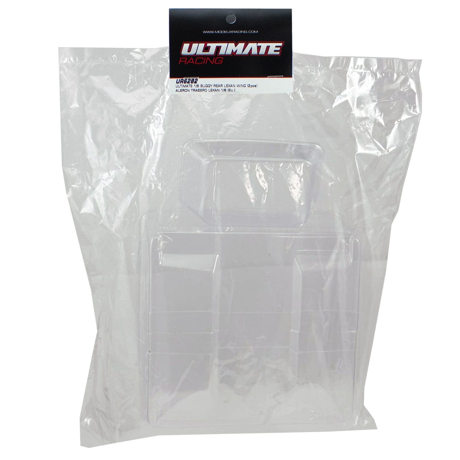 Aleron Trasero Lexan 1/8 1Mm Con Pegatinas (2U.)
