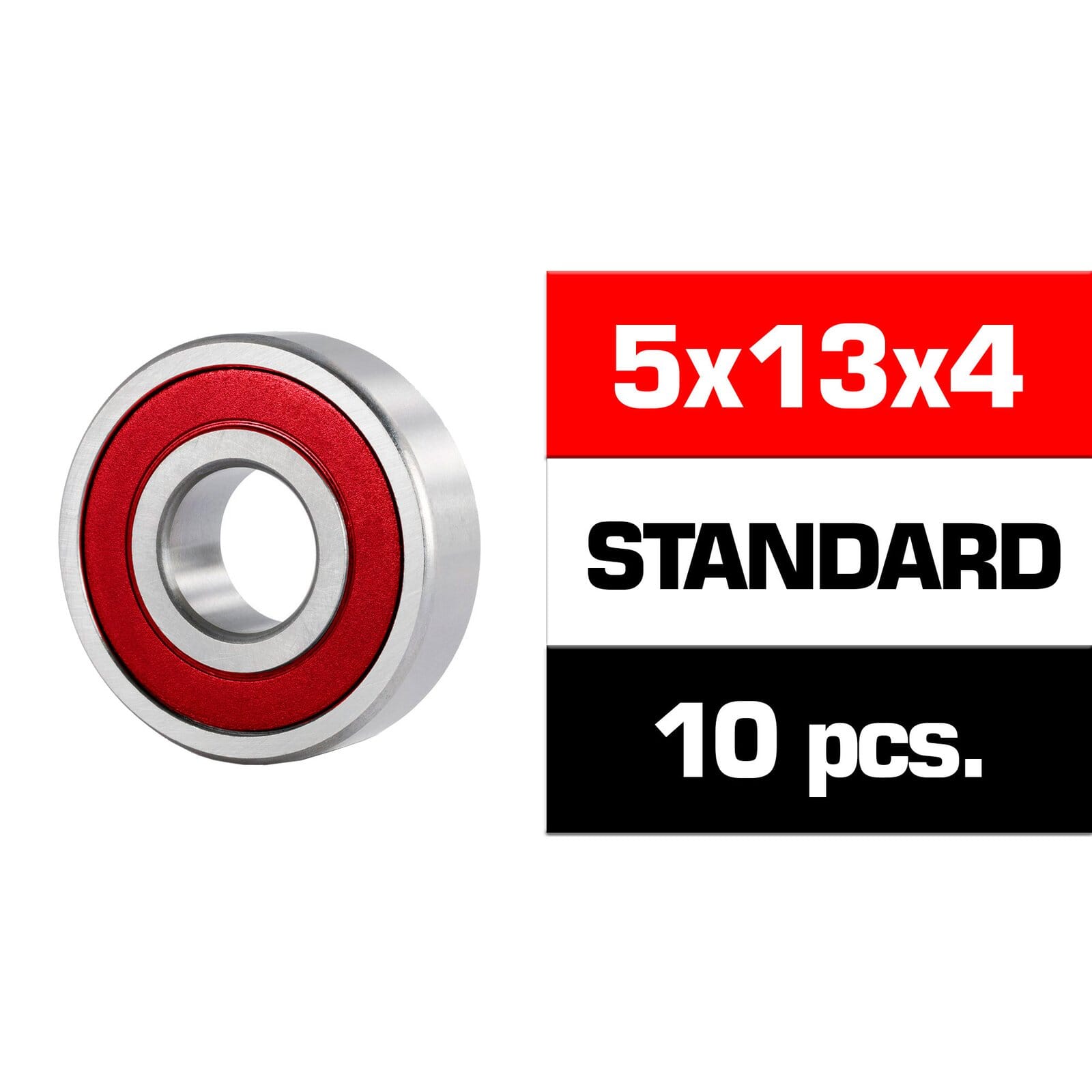 5X13X4Mm Kit Rodamientos \Hs\" Tapas Goma (10U.)"