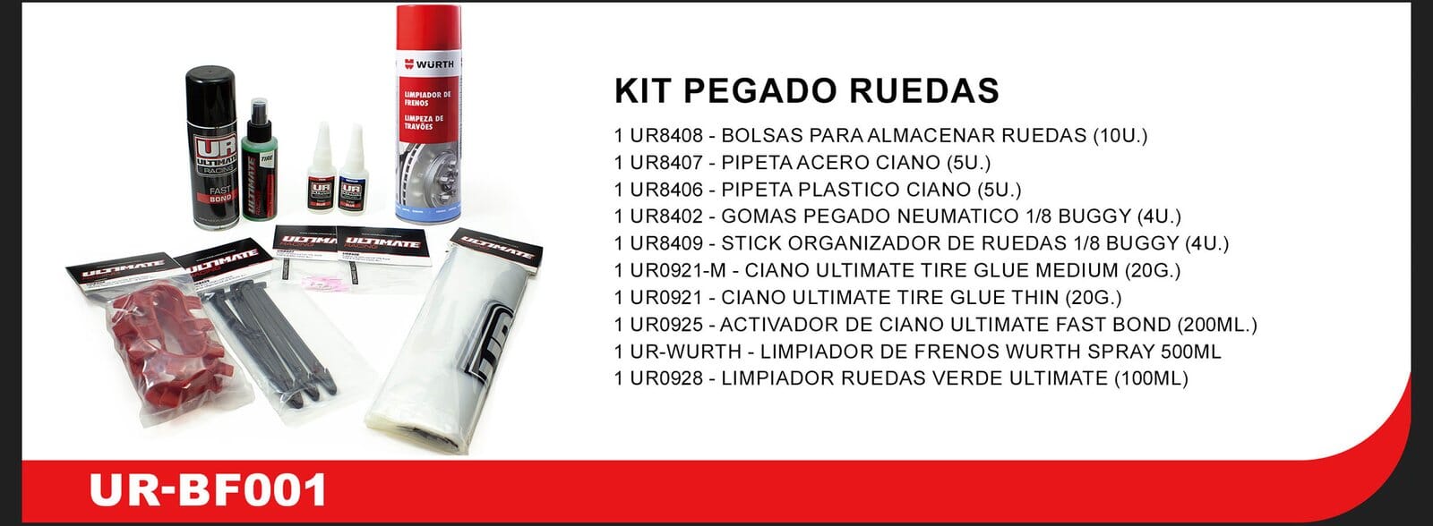 Kit Pegado Ruedas 