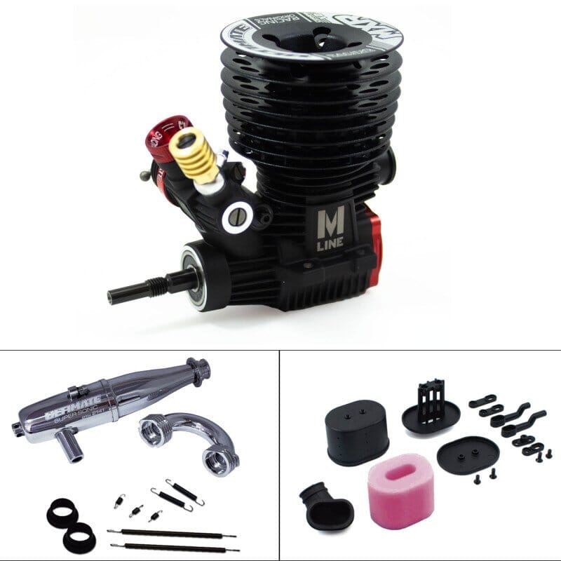 Combo Motor Ultimate Mxr V.2 Ceramic + Filtro Airmax + Escape Efra 2141 Supersonic