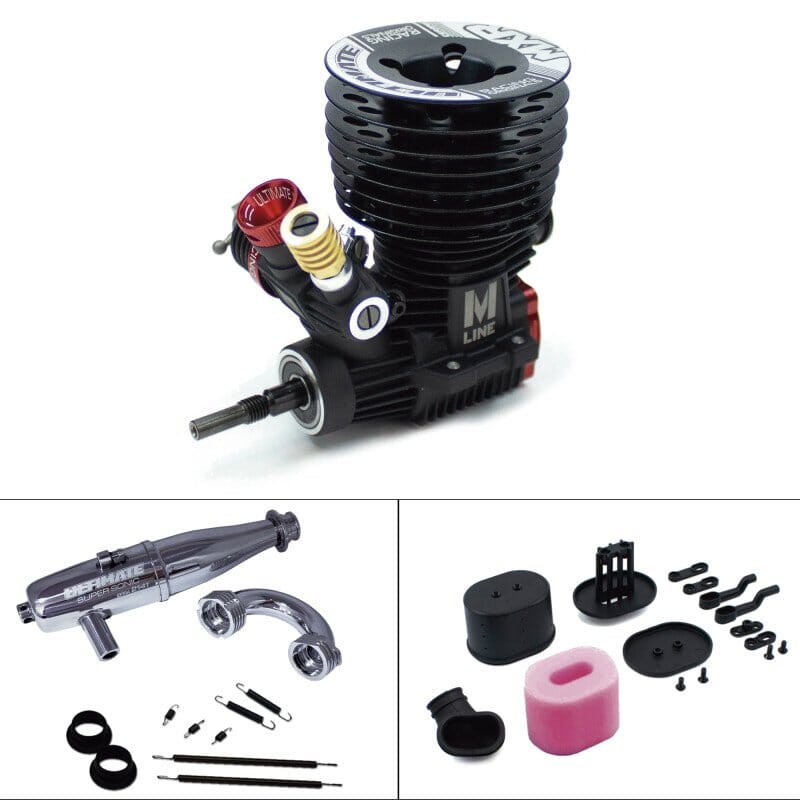 Combo Motor Ultimate Mxr Ceramic + Filtro Airmax + Escape Efra 2141 Supersonic