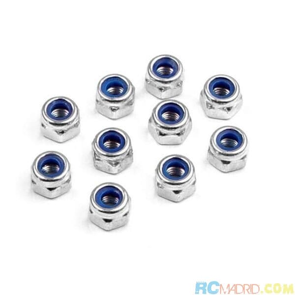 Tuerca M4 autoblocante INOX (10 unidades)