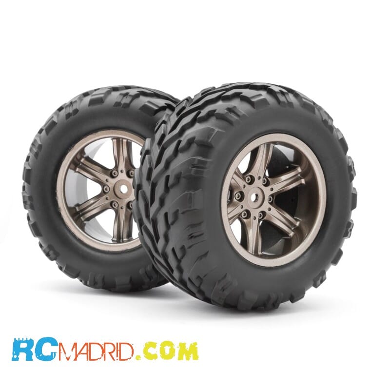Assembled Wheel/Tire Dark Grey