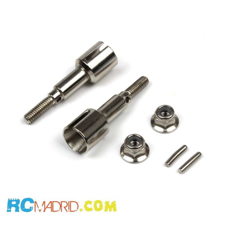Rear Wheel Axles Steel/2pcs