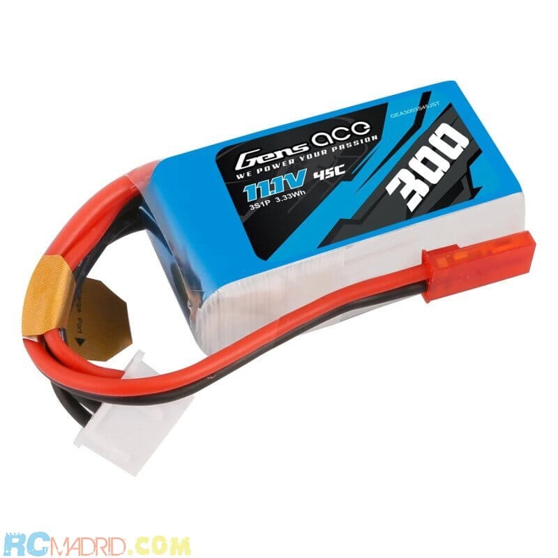 GENS ACE 300 mha 11.1V 45C 3S1P con JST-SYP
