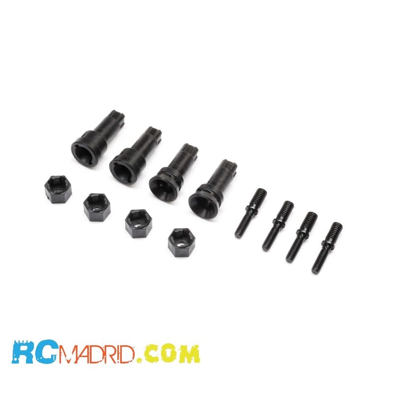 Losi Wheel Axle & Hex Set:...